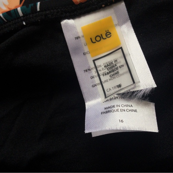 Lole Swim Suit Size 16 One Piece Halter For big booties only - Picture 7 of 7